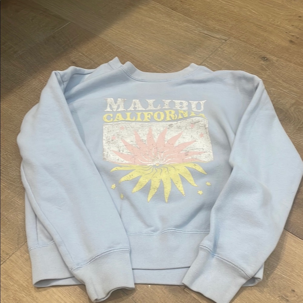 Light Blue Malibu California Sweatshirt